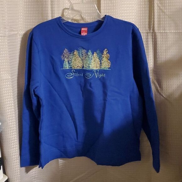 Merry bright sweatshirt  L new - Picture 1 of 7